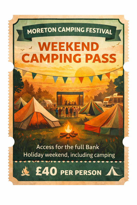 Moreton Camping Festival 2026 – Festival Tickets